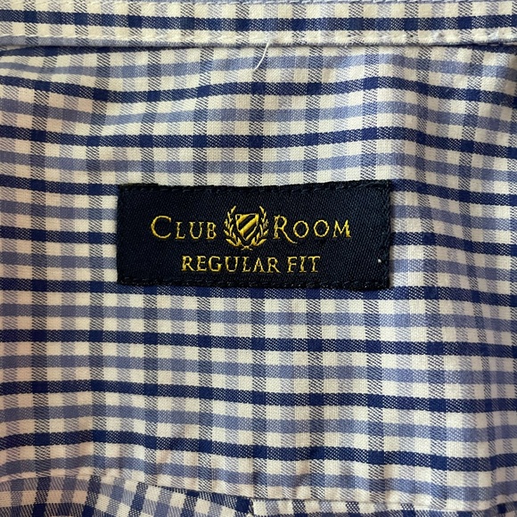 Club Room Regular Fit Plaid Buttondown Shirt - Picture 5 of 6